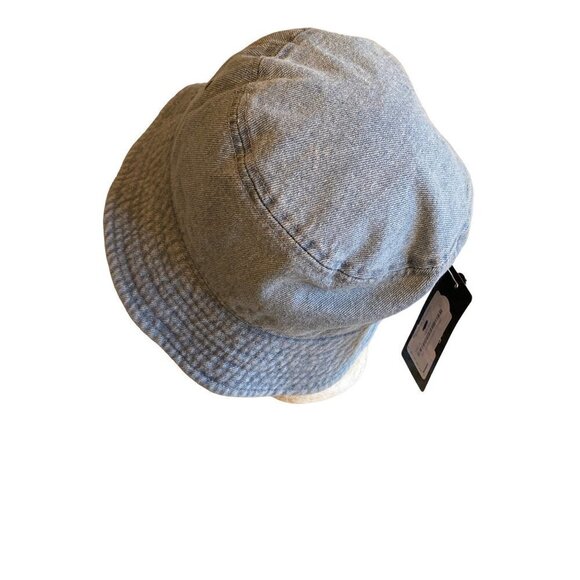 NWT Newhattan Blue Denim Chambray Bucket Hat Cap Small - Picture 1 of 7